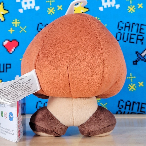Super Mario All Star Collection Goomba 5" #12 Nintendo Little Buddy Plush NWT - Picture 4 of 12